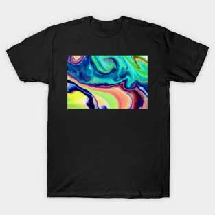 Mixing paints and colors, modern art T-Shirt